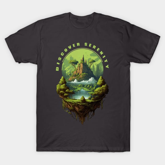 Discover Serenity Nature T-Shirt by MARK ASHKENAZI